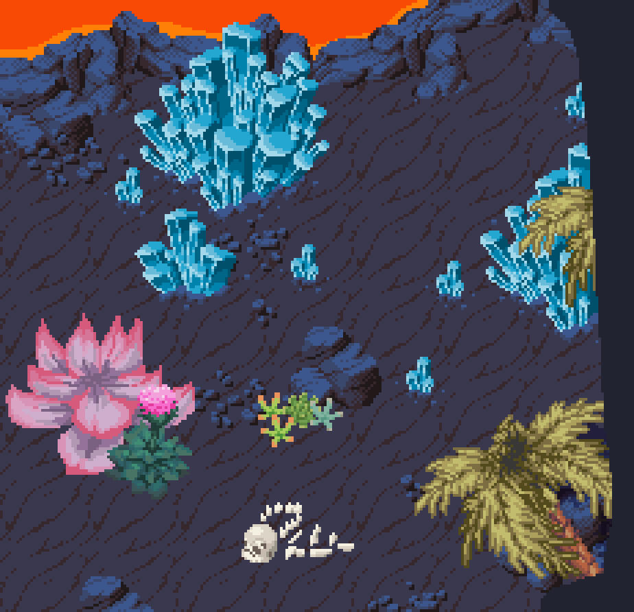 More plants and crystals