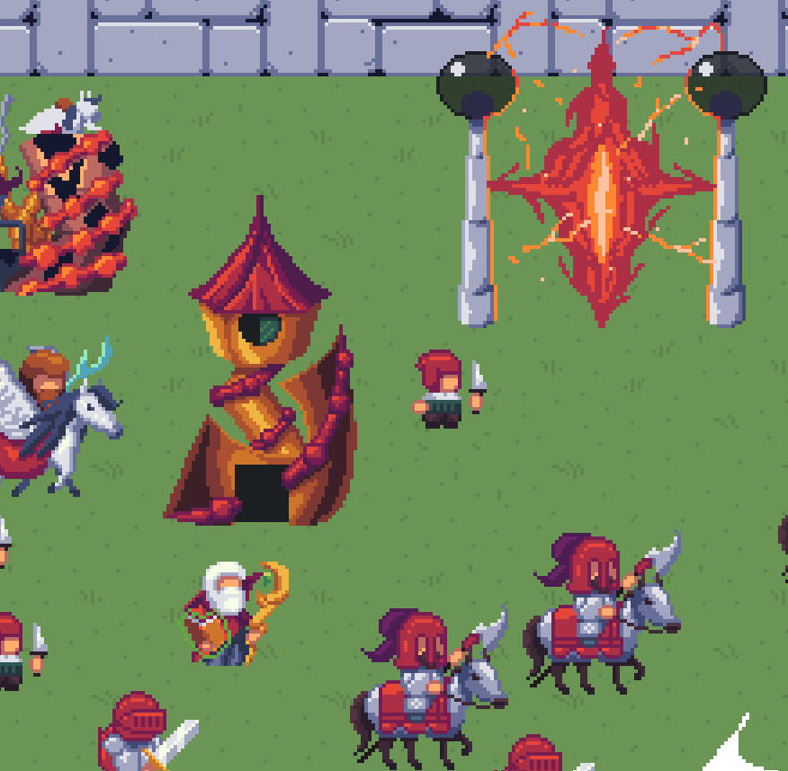 Portal and wizard tower